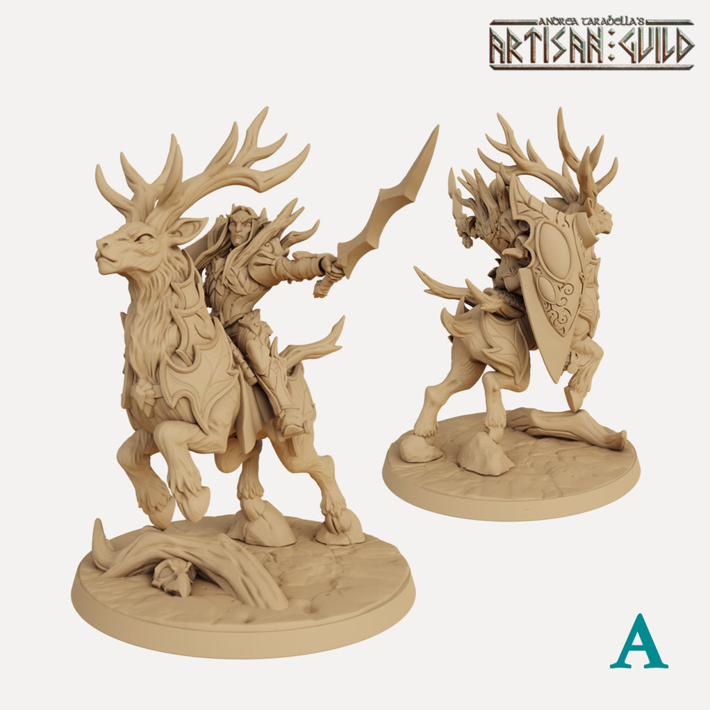 Sylvan Stag Riders - 3D Printed Miniatures — Empire of Minis