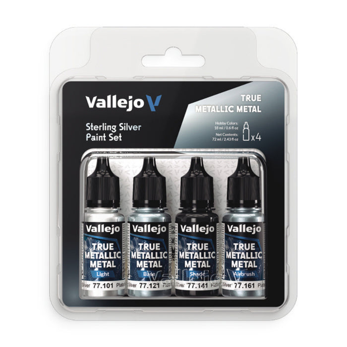 Sterling Silver Paint Set - True Metallic Metal