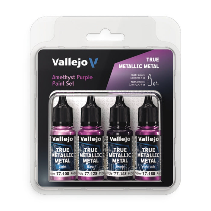 Amethyst Purple Paint Set - True Metallic Metal