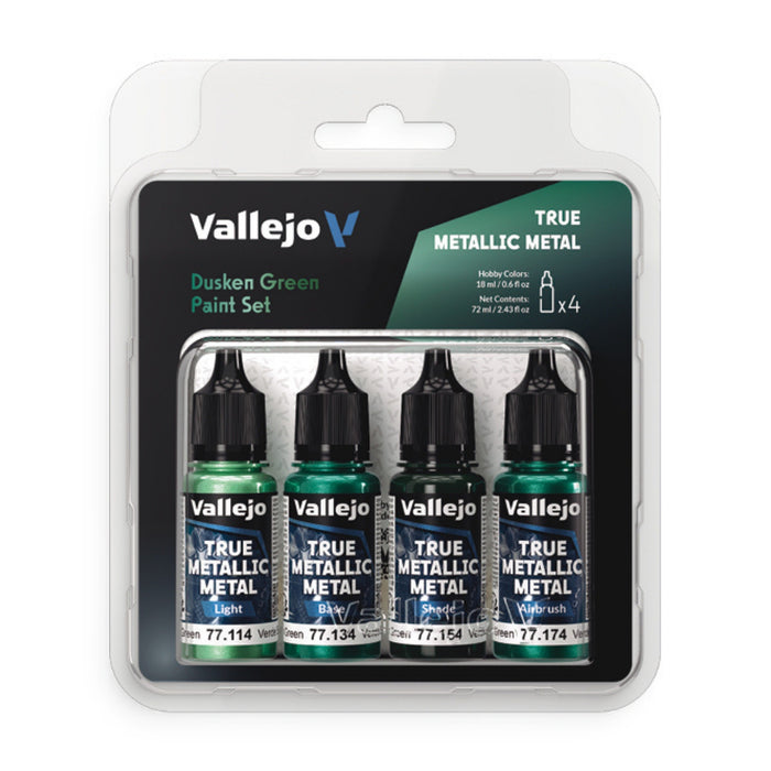 Dusken Green Paint Set - True Metallic Metal