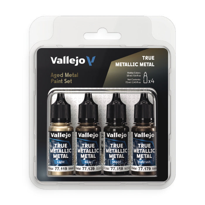 Aged Metal Paint Set - True Metallic Metal