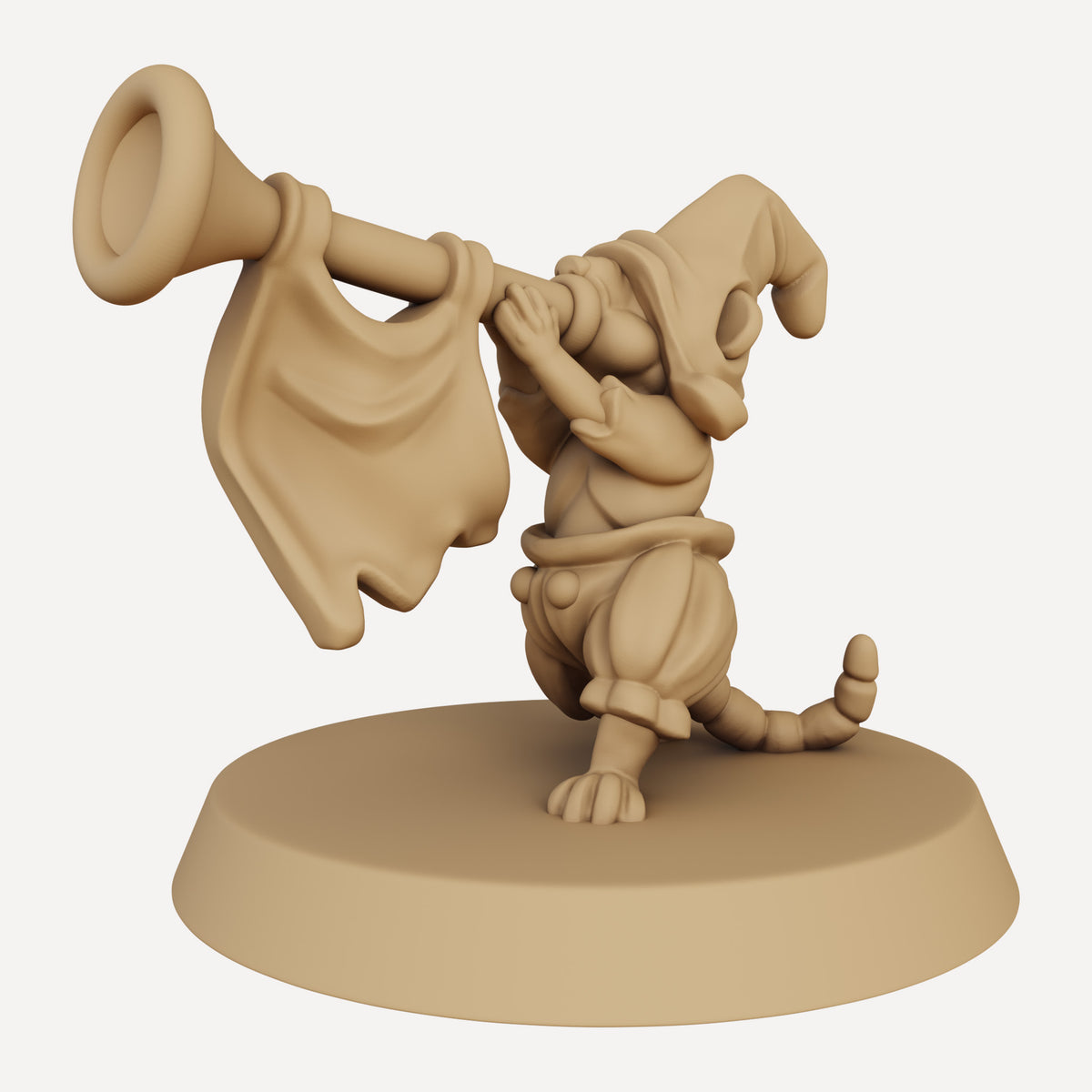 Rat Trumpeteer - Miniature — Empire of Minis