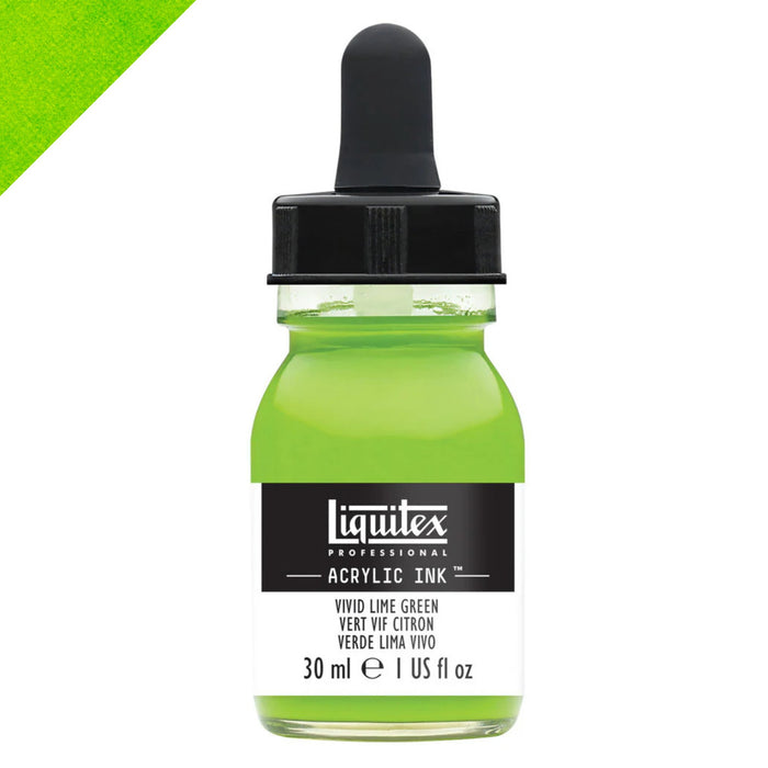 Acrylic Ink: Vivid Lime Green