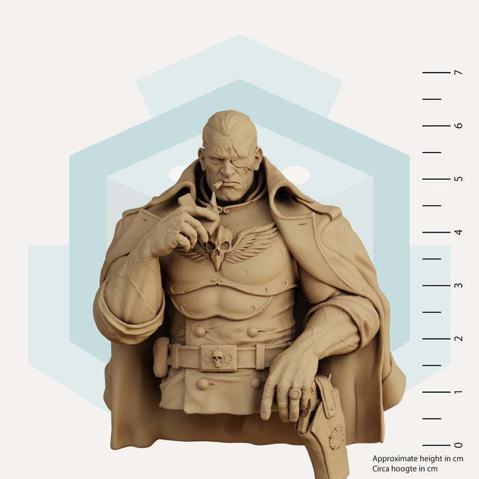 Commander Sebastian Highway "The Vulture" - holding Lighter