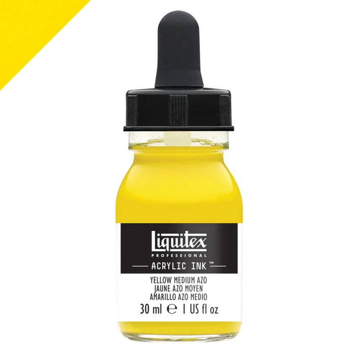 Acrylic Ink: Yellow Medium Azo