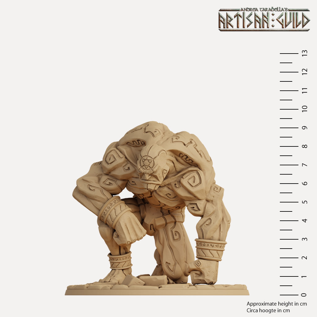 Deactivated Giant Clay Golem - 3D Printed Miniature — Empire of Minis