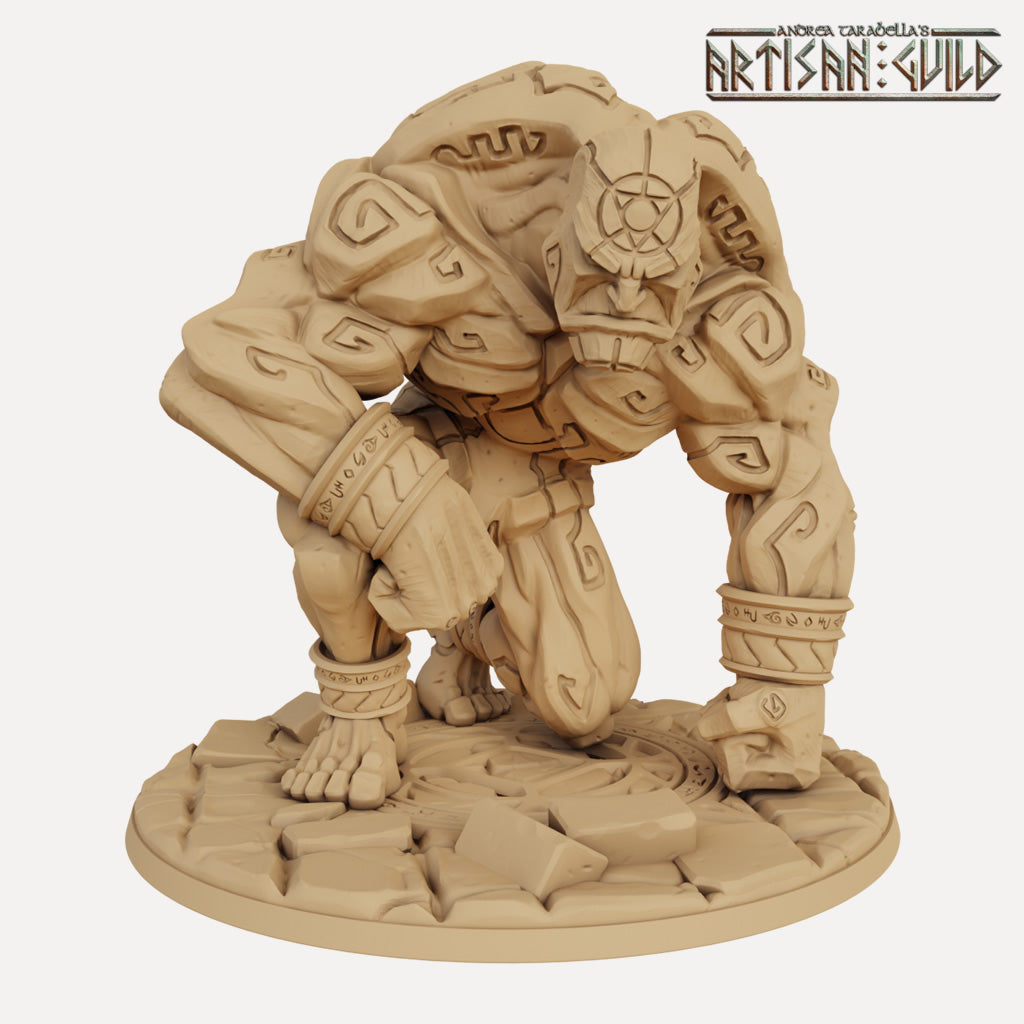 Deactivated Giant Clay Golem - 3D Printed Miniature — Empire of Minis