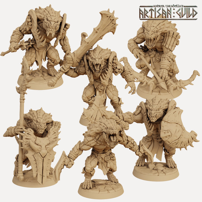 Lizardmen Kitbashing Frostheart Lizardmen - 3D Printed Miniatures — Empire of Minis