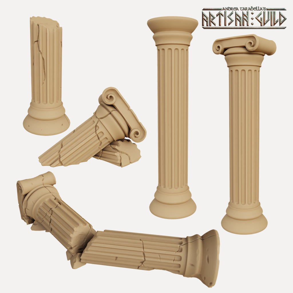 Ancient Columns - 3D Printed Miniatures — Empire of Minis