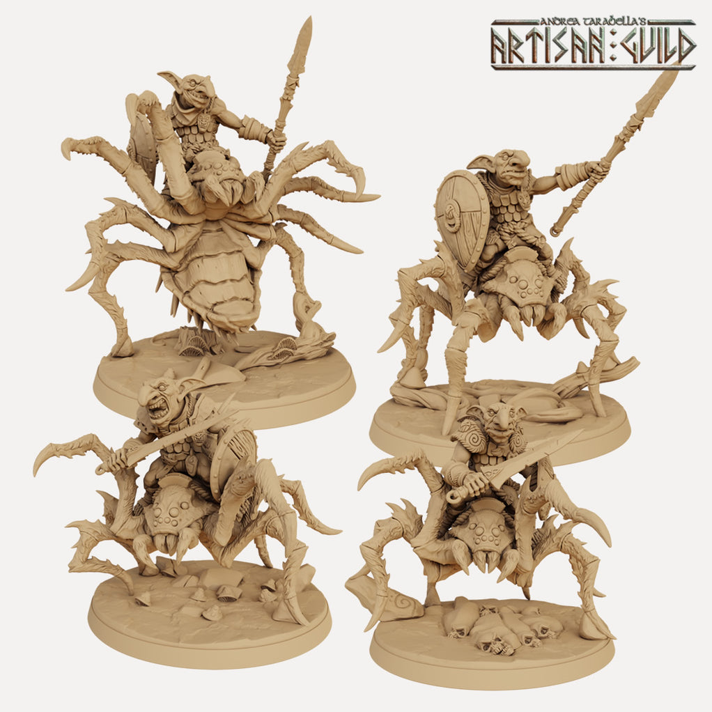 Sprider Riders Faldorn Spider Riders - 3D Printed Miniatures — Empire of Minis
