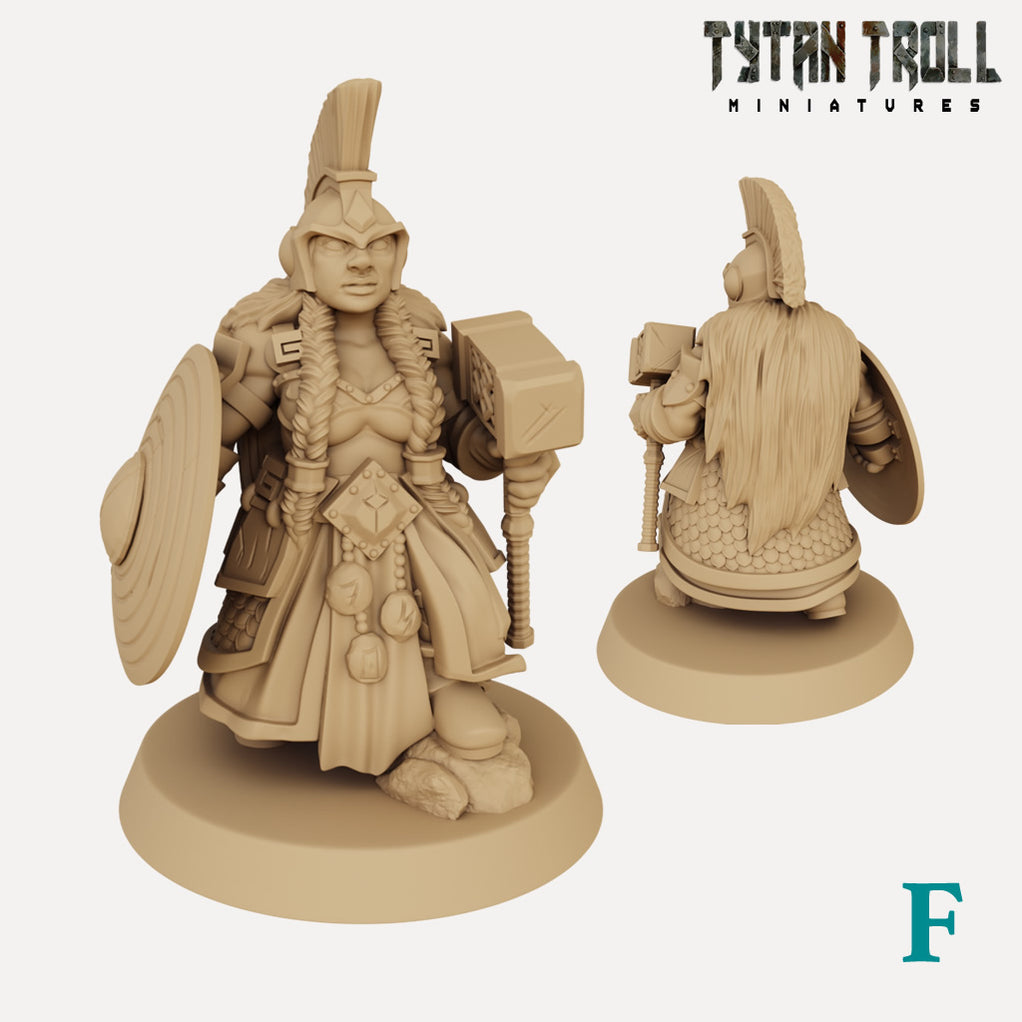 Female Dwarves - 3D Printed Miniatures — Empire of Minis