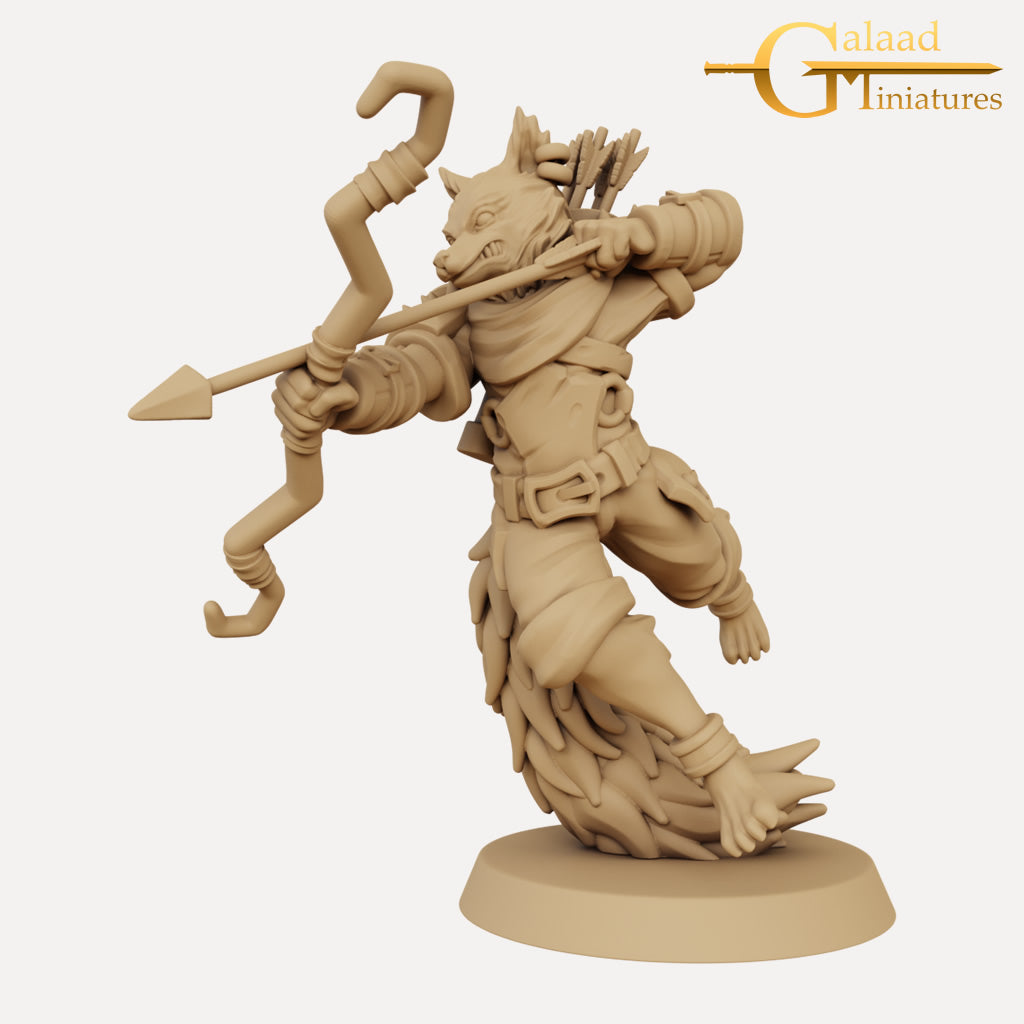 Kitsune Ranger Tsutomi, the Kitsune Ranger - 3D Printed Miniature — Empire of Minis
