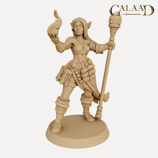 Female Reaper Warlock Miniature – Galaad Miniatures, D&D Fantasy, Unpainted, UK