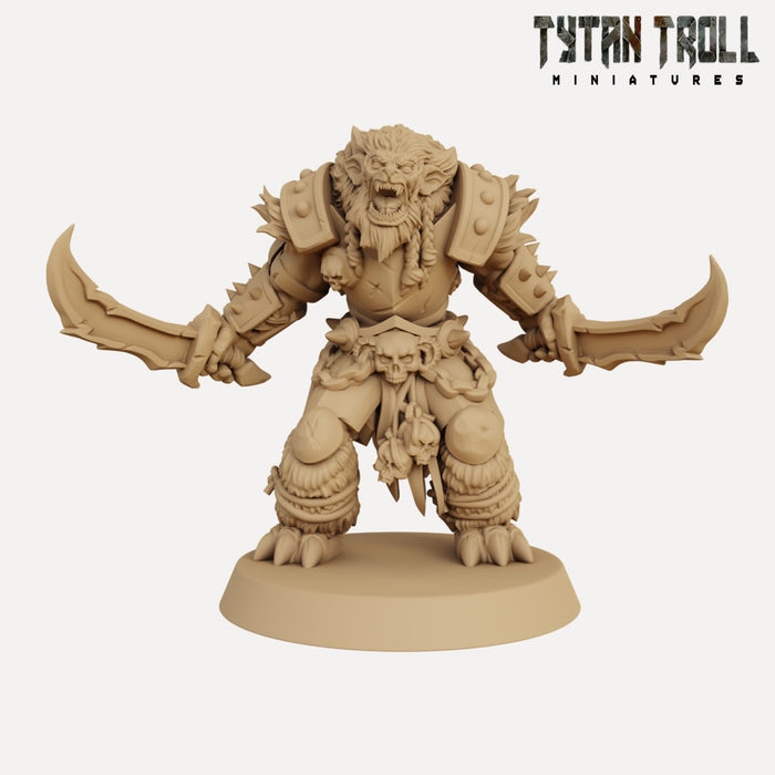 Dual-wielding Bugbear - 3D Printed Miniature — Empire of Minis