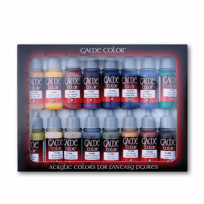 Vallejo Paint 17ml Bottle Skin Tones Game Color Paint Set (8