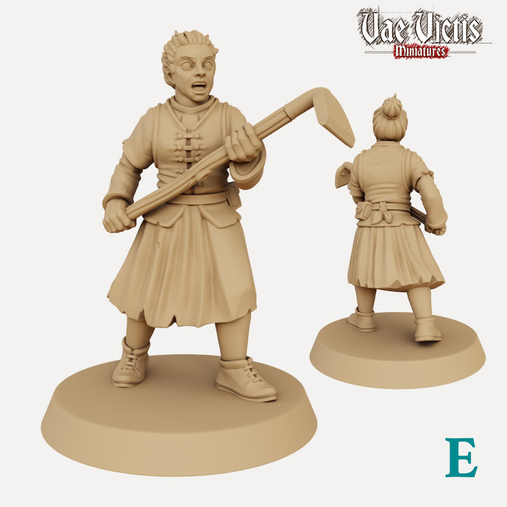 Angry Villagers - 3D Printed Miniatures — Empire Of Minis