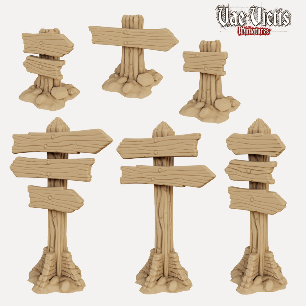 Signposts - 3D Printed Miniatures — Empire of Minis