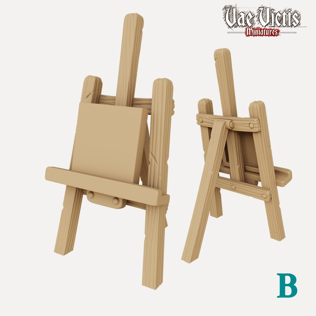 Mini Easel by DStein, Download free STL model