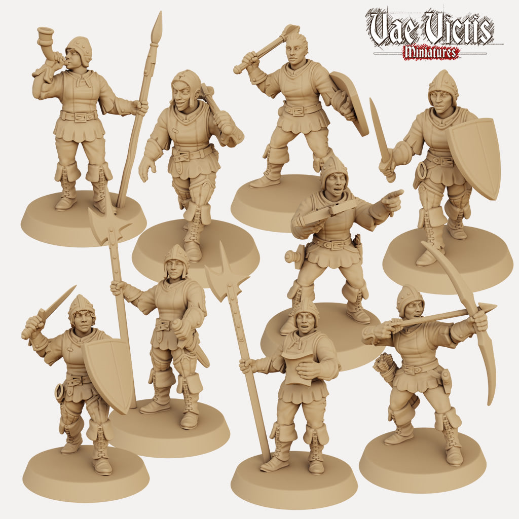 Female Guards - 3D Printed Miniatures — Empire of Minis