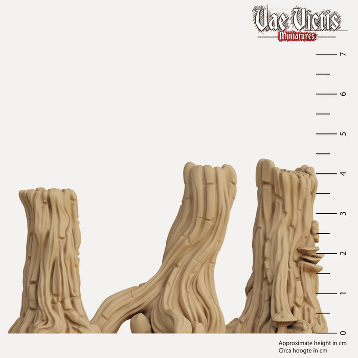 Mini Tree Trunk Small Tree Trunks - 3D Printed Miniatures — Empire of Minis