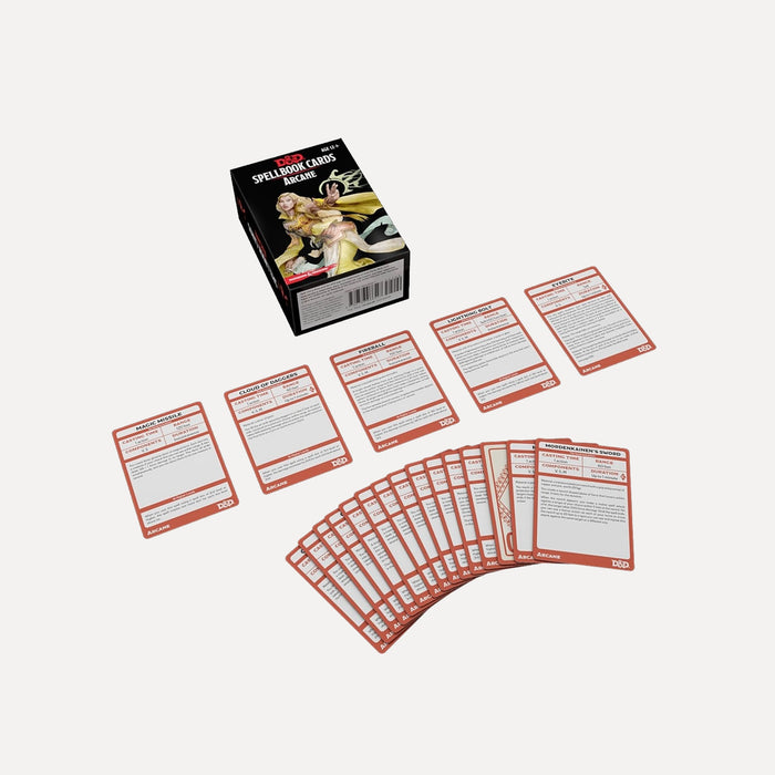 D&D Spellbook Cards: Arcane